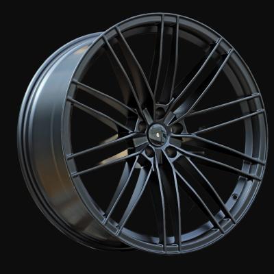 Felge R22x10J  5X112  ET  18  66.5  F1995  (FBX001)  Black Half Matt (BLHM)  For AUD  (P1+Z6)  (HYBRID FORGED ABT Style)