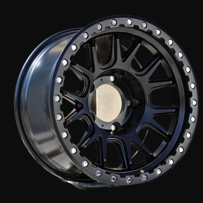 Cerchio R17x9J  5X150  ET  M12  110.5  F7018  Black Matt (BM)  For 4X4  (P2)  (Chrome Rivets)