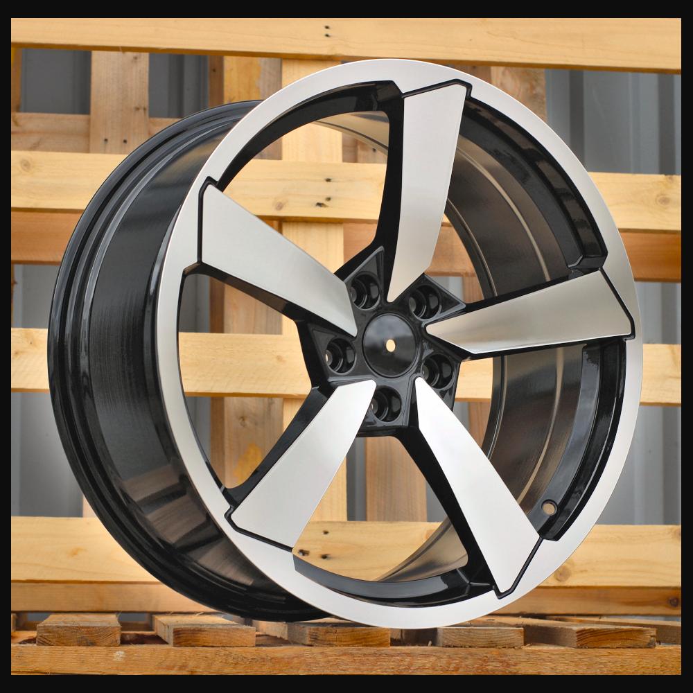 Wheel R19x8.5J  5X112  ET  40  66.5  F9781  Black Polished (MB)  For AUD  (Z3)  (HYBRID FORGED)
