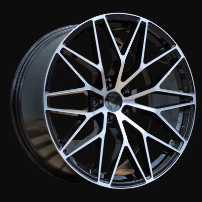 Cerchio R21x9.5J  5X130  ET  46  71.6  FB1705  Black Polished (MB)  For PORCH  (K7)  (FORGED (Rear+Front))