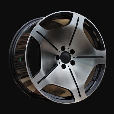 Llanta R19x9.5J  5X112  ET  43  66.6  FBX035  Black Polished (MB)  For MER  (Z5+K3)  (HYBRID FORGED Rear+Front)