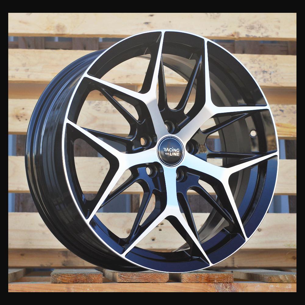 Wheel R17x7J  5X112  ET  40  57.1  FBX114  Black Polished (MB)  For RACIN  (M)  ((AKC 80 Eur)HYBRID FORGED)