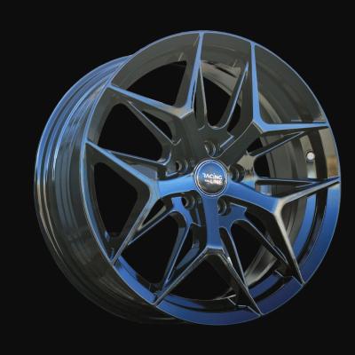 Llanta R17x7J  5X114.3  ET  40  67.1  FBX114  Black (BL)  For RACIN  (M)  ((AKC 70 Eur)HYBRID FORGED)