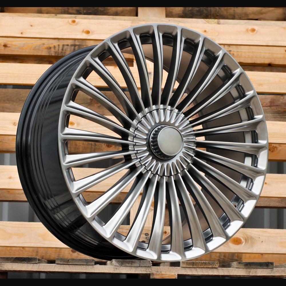 Wheel R19x9.5J  5X112  ET  45  66.6  FBX202  Hyper Black (HB)  For MER  (P2+P1)  (HYBRID FORGED Rear+Front)