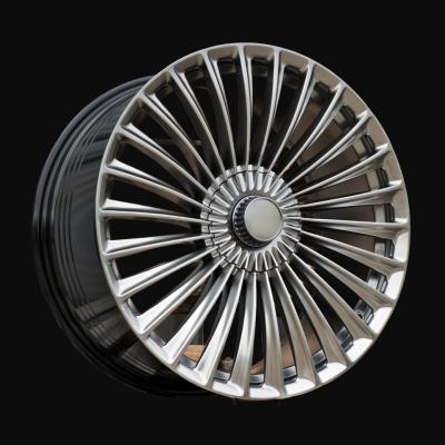 Ratlankis R20x9.5J  5X112  ET  43.5  66.6  FBX202  Hyper Black (HB)  For MER  (P2)  (HYBRID FORGED Rear+Front)