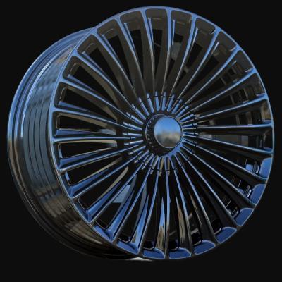 Ratlankis R19x9.5J  5X112  ET  45  66.6  FBX202  Gloss Black (GB)  For MER  (P1)  (HYBRID FORGED)