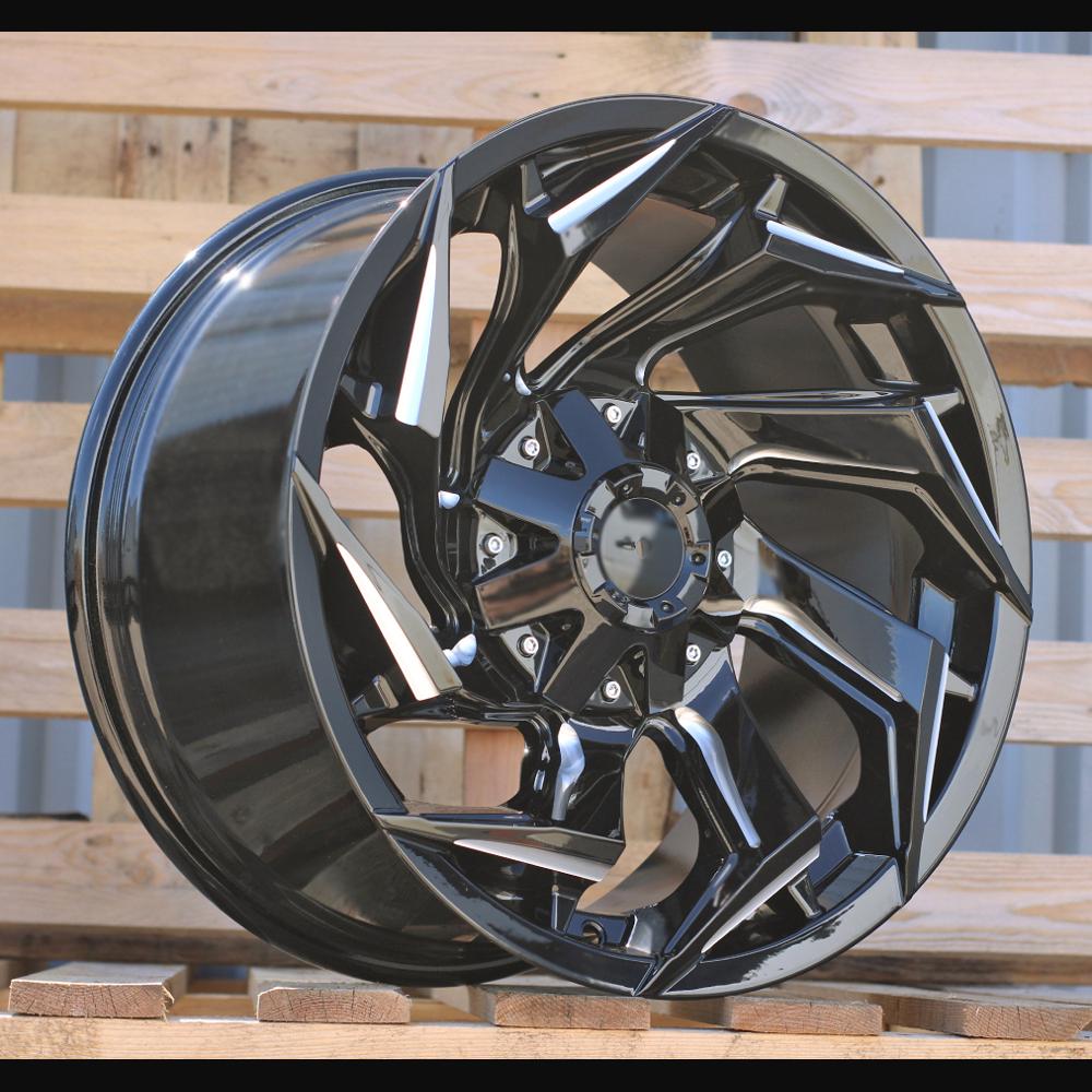 Wheel R17x9J  6X139.7  ET  0  110.1  FBX203  Gloss Black (GB)  For 4X4  (K3)  (HYBRID FORGED Milling)