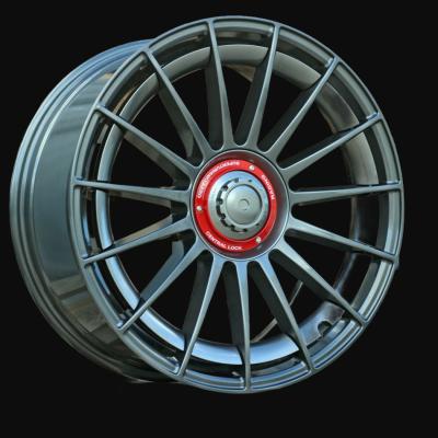Ratlankis R19x8.5J  5X112  ET  35  66.5  FBX298  Gun Metal (GM)  For RACIN  (Z7+Z5)  (HYBRID FORGED Style OZ)