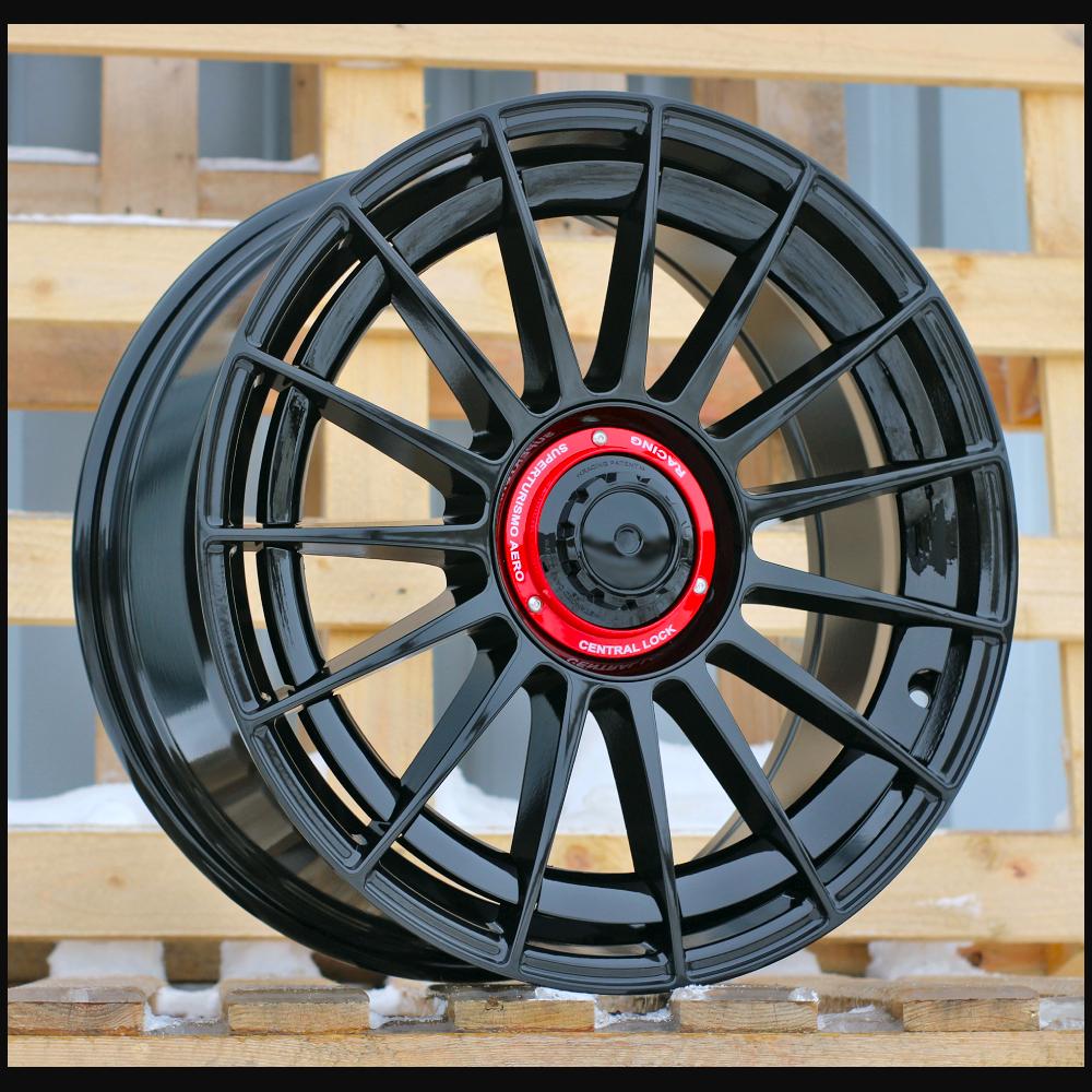 Wheel R17x7.5J  10X100/112  ET  40  66.5  FBX298  Black (BL)  For RACIN  (M)  (HYBRID FORGED Style OZ)