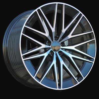 Ratlankis R22x11.5J  5X112  ET  53  66.6  FBX387  Black Polished (MB)  For MER  (K3)  (HYBRID FORGED Rear+Front)