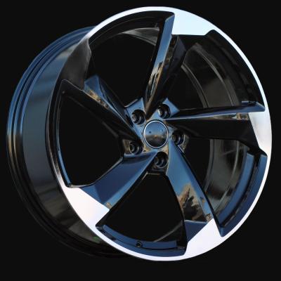 Ratlankis R20x8.5J  5X112  ET  40  66.5  FBX390  Black Polished (MB)  For AUD  (K3)  (HYBRID FORGED)