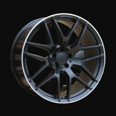 Felge R22x11.5J  5X112  ET  42  66.6  FE115  (L1622)  Black Half Matt+Polished Lip (BLHMPL)  For MER  (P1+Z6)  (Rear+Front)
