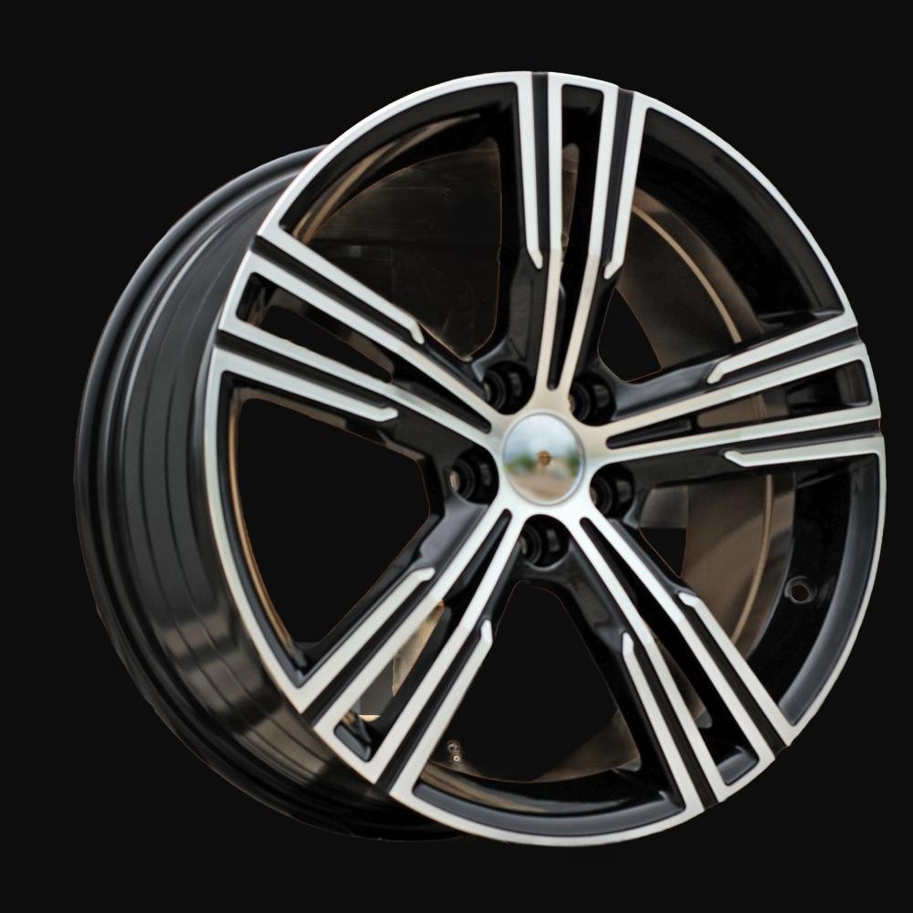 Cerchio R19x8J  5X108  ET  42  63.3  FE184  (YF5773)  Black Polished (MB)  For VOLVO  (Z6)  (HYBRID FORGED)