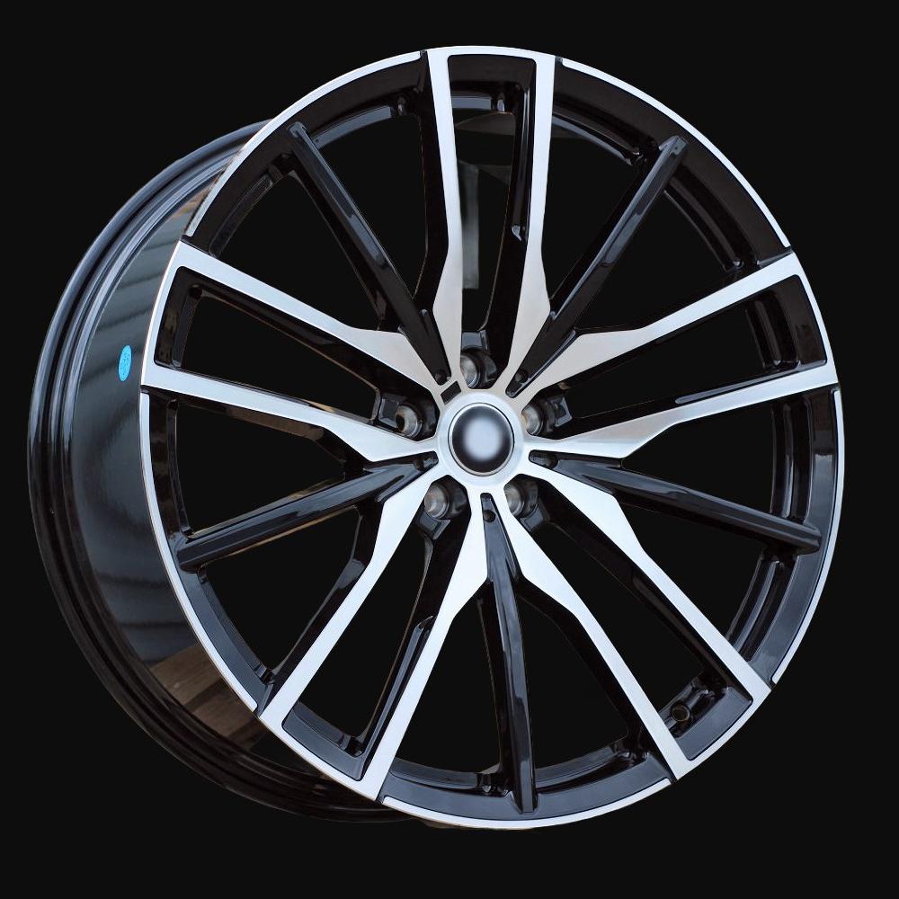 Llanta R22x9.5J  5X112  ET  37  66.6  H0324  (FBX428)  Black Polished (MB)  For BMW  (Z6)  (HYBRID FORGED Rear+Front)