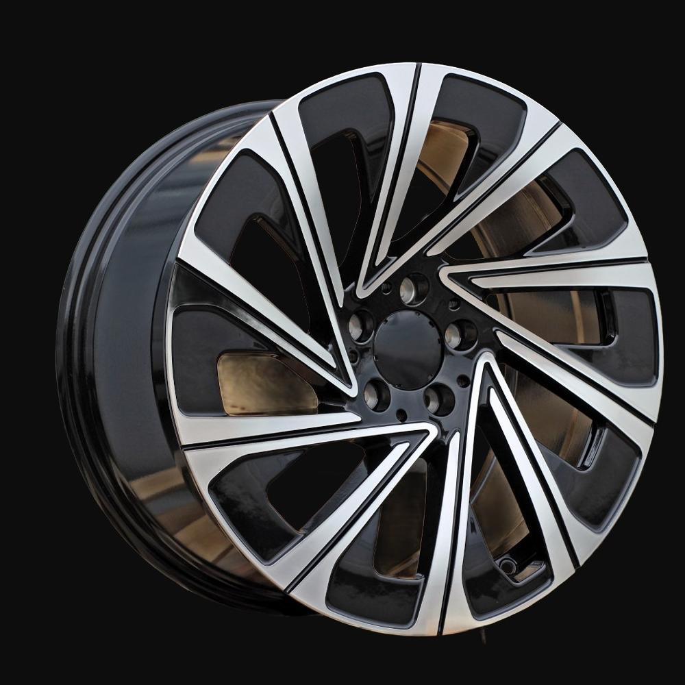 Cerchio R19x9.5J  5X112  ET  51  66.6  H3141F  Black Polished (MB)  For MER  (K7)  (HYBRID FORGED New E class Rear+Front)