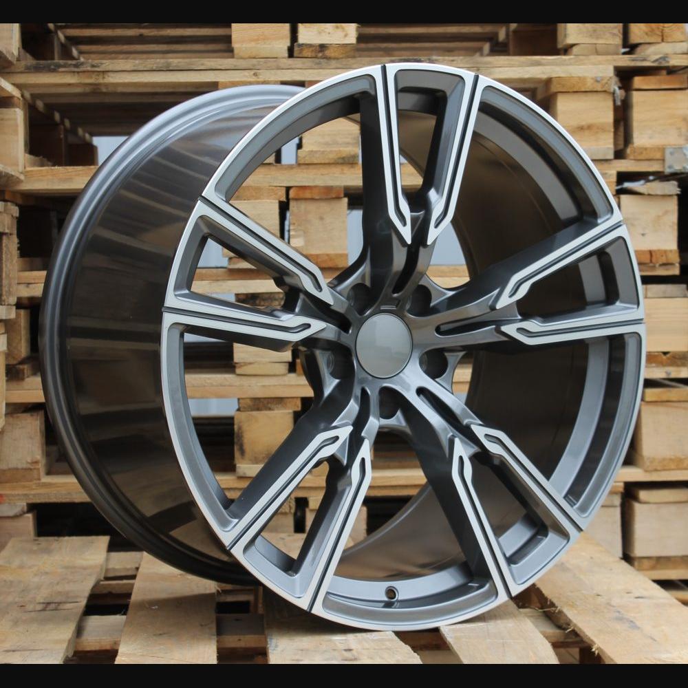 Wheel R21x10.5J  5X120  ET  40  74.1  H5033  Grey Polished (MG)  For BMW  (P)  (Rear+Front)