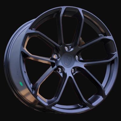 Felge R20x8.5J  5X130  ET  50  71.6  H5084  (BYD1869)  Black Half Matt (BLHM)  For PORCH  (Z1+Z2)  (Rear+Front)