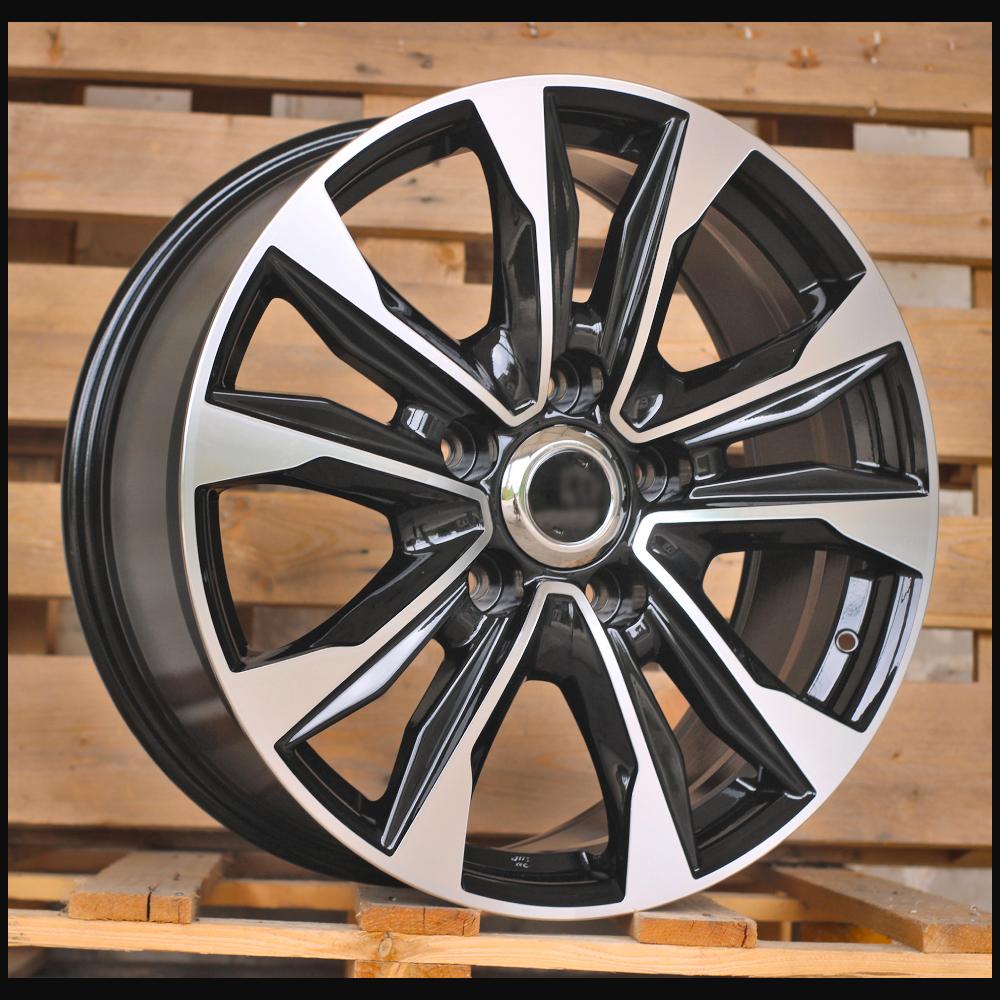 Wheel R20x8.5J  5X150  ET  45  110.1  H869F  Black Polished (MB)  For TOYOT  (K7)  (HYBRID FORGED)