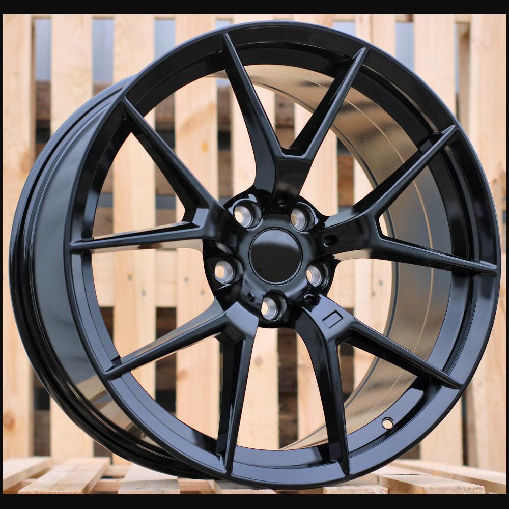 Wheel R19x9.5J  5X112  ET  37  66.6  HE761  Black (BL)  For BMW  (P1)  (REAR+FRONT)