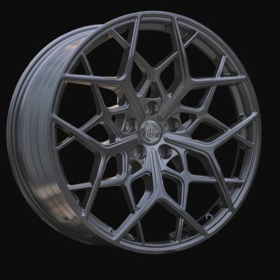Jante R22x10J  5X120  ET  40  72.6  HF5210  Satin Black (SB)  For LAND  (K3)  (HYBRID FORGED)