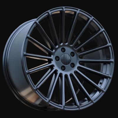 Ratlankis R22x11.5J  5X112  ET  38  66.6  HX010  Black Half Matt (BLHM)  For HAXER  (Z1)  (Rear+Front)