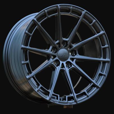 Ratlankis R18x8J  5X120  ET  35  72.6  HX019F  (F9793)  Black Half Matt (BLHM)  For HAXER  (M)  (HYBRID FORGED New Design)