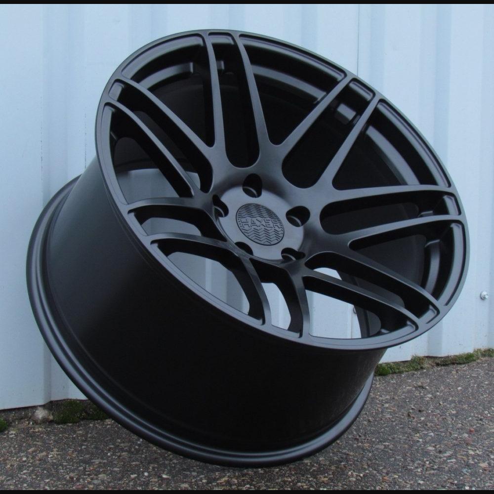 Wheel R19x9J  5X120  ET  20  74.1  HX020  (SSA04)  Black Half Matt (BLHM)  For HAXER  (P+Z4+Z1)  (Rear+Front)