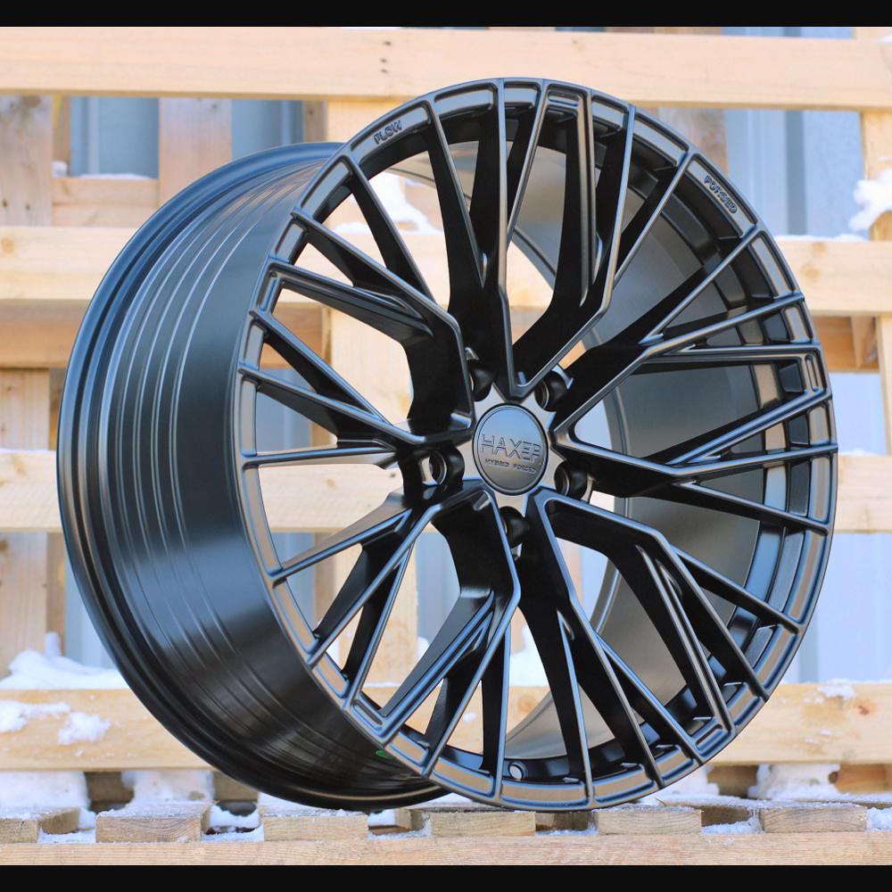 Wheel R20x10J  5X112  ET  40  66.6  HX024F  (F829)  Black Half Matt (BLHM)  For HAXER  (P2+Z7)  (HYBRID FORGED New Model)