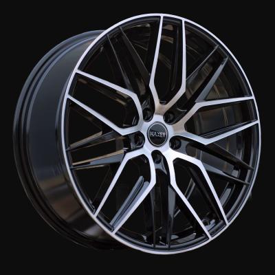 Cerchio R18x8J  5X108  ET  40  67.1  HX035  (B5902)  Black Polished (MB)  For HAXER  (P+K4)
