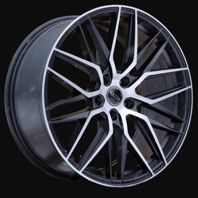 Ratlankis R19x8.5J  5X114.3  ET  40  73.1  HX035  (B5902)  Black Polished Half Matt (MBHM)  For HAXER  (P2+K4)
