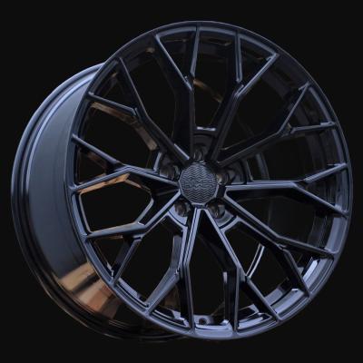 Ratlankis R20x10.5J  5X112  ET  40  66.5  HX039  Black (BL)  For HAXER  (K4)  (Rear+Front)