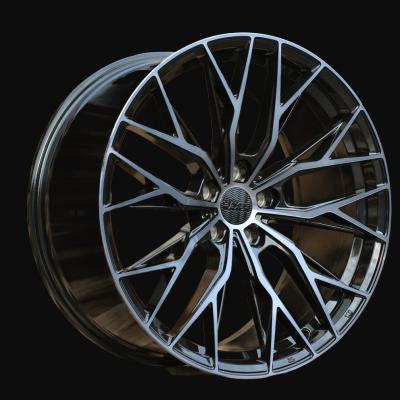 Ratlankis R20x8.5J  5X112  ET  35  66.6  HX042  (IN0387)  Black+Tinted Face (BLTF)  For HAXER  (K7+Z6+Z5+Z7)  (Front+Rear)