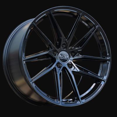 Ratlankis R20x10.5J  5X112  ET  42  66.5  HX08F  (23140)  Black (BL)  For HAXER  (K7)  ((AKC 115 Eur)HYBRID FORGED)