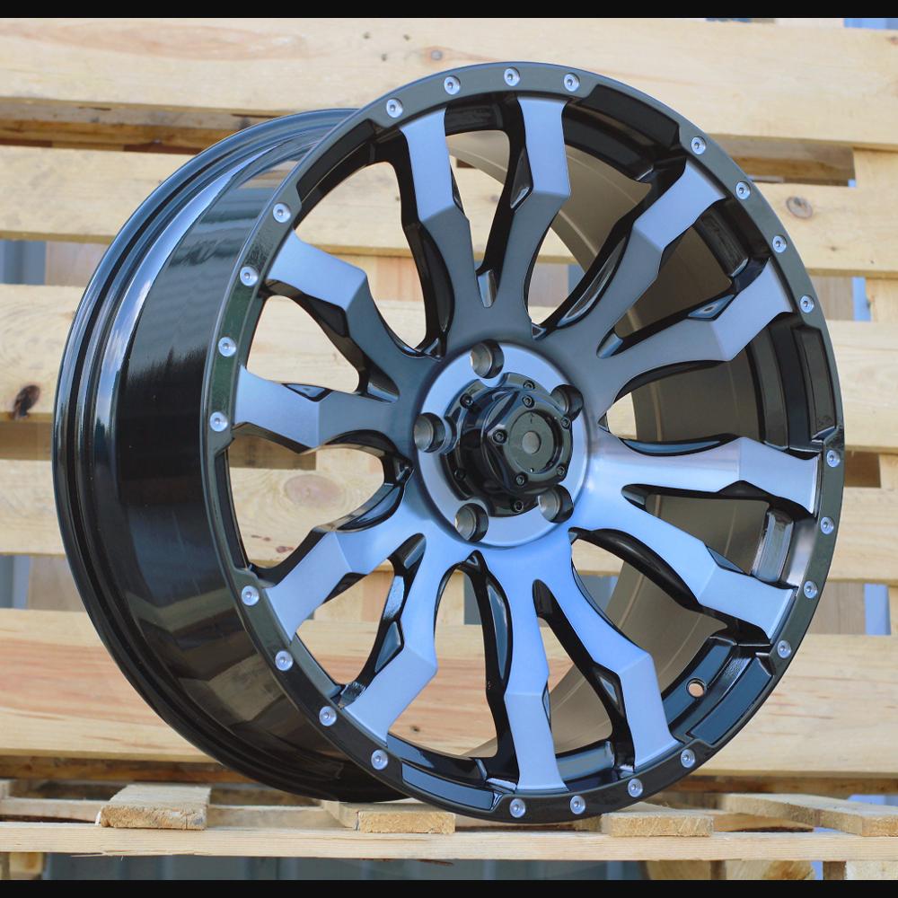 Wheel R18x8.5J  6X139.7  ET  25  106.1  I0215B  Black+Double Tinted Face (BLDTF)  For 4X4  (K7)