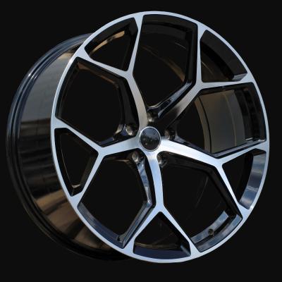 Ratlankis R19x8.5J  5X112  ET  40  66.5  I5598  (FBX112)  Black Polished (MB)  For AUD  (K7)  (HYBRID FORGED)