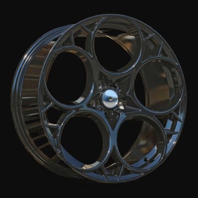 Cerchio R19x10J  5X110  ET  41  65.1  I5660  Black (BL)  For ALFA  (P2)  ((ET31) Front+Rear)