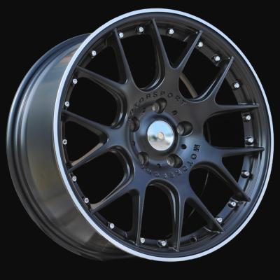 Felge R18x8J  5X120  ET  34  72.6  IN0278  Black Half Matt+Polished Lip (BLHMPL)  For RACIN  (Z5)  (BBS Motorsport Style)