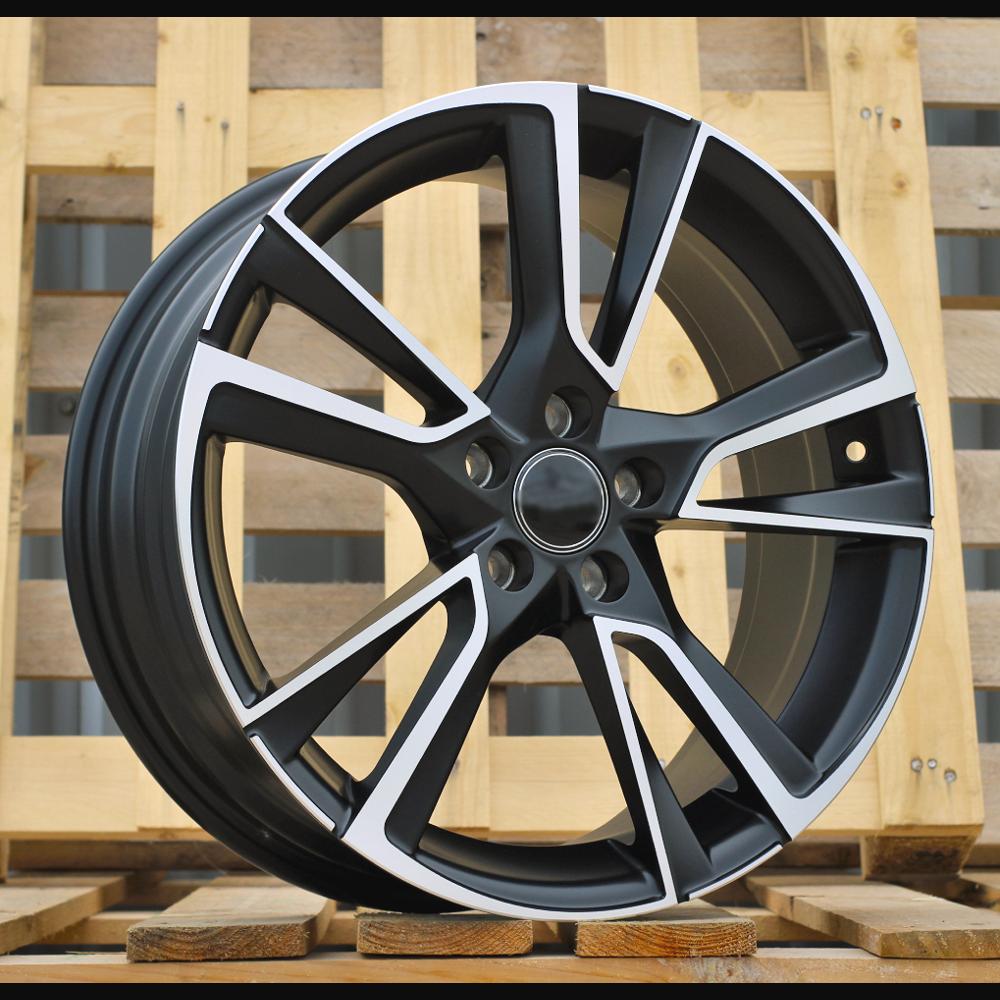 Wheel R17x7J  5X100  ET  46  57.1  IN3627F  Black Polished Half Matt (MBHM)  For SKODA  (Z5)  (HYBRID FORGED)