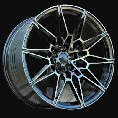 Felge R20x9.5J  5X112  ET  20  66.6  IN3650F  Black+Tinted Face (BLTF)  For BMW  (M)  (HYBRID FORGED Front R20+Rear R21 (BMW M-Competition (M3 G80/G81 LCI/M4 G82/G83 LCI))