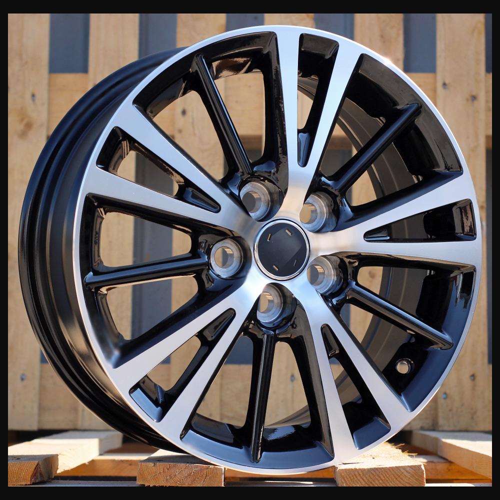 Wheel R15x6J  5X100  ET  39  54.1  L1051  (IN0099)  Black Polished (MB)  For TOYOT  (Z6+P2)