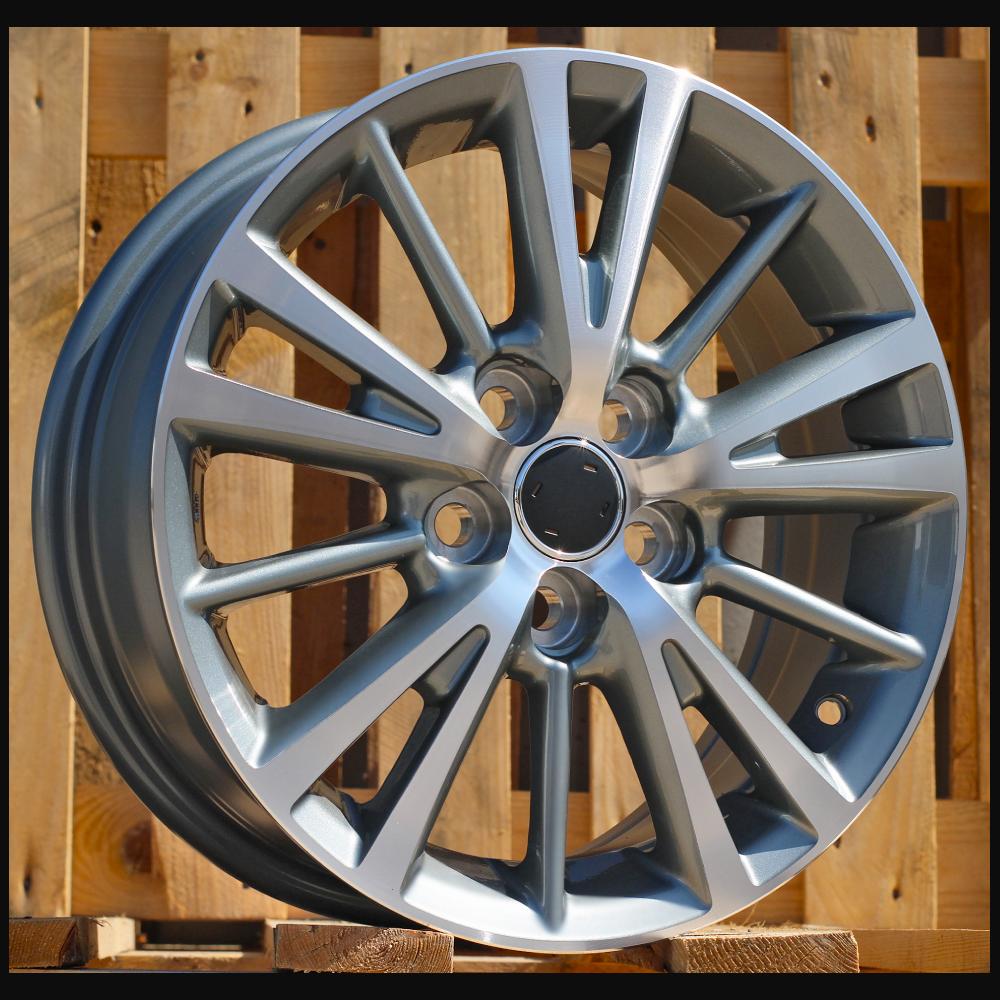 Wheel R15x6J  5X100  ET  39  54.1  L1051  (IN0099)  Grey Polished (MG)  For TOYOT  (A)  ((AKC 60 Eur))