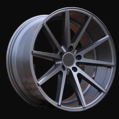 Felge R20x10J  5X120  ET  38  72.6  QC1122  Grey Polished Matt (MGM)  For RACIN  (K3+A)  ((AKC 100 Eur) Style Vossen)