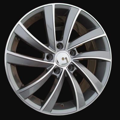 Felge R18x7.5J  5X112  ET  45  57.1  SK523  (FE025)  Grey Polished+Powder Coating (MGPC)  For SKODA  (P1)
