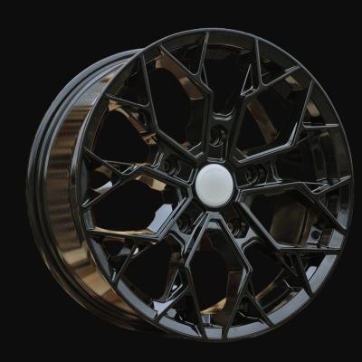 Cerchio R18x8J  5X160  ET  50  65.1  X348  Gloss Black (GB)  For FORD  (P2)  (HYBRID FORGED 1050KG)