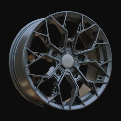 Cerchio R20x8J  5X160  ET  50  65.1  X348  (HF266)  Grey Polished Matt (MGM)  For FORD  (P2)  (HYBRID FORGED 1050KG)
