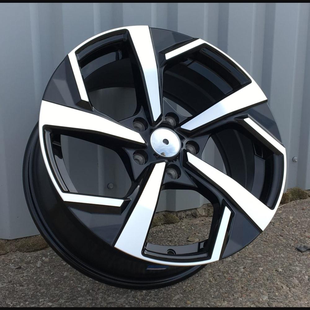 Wheel R17x7.5J  5X114.3  ET  40  66.1  XE173  Black Polished (MB)  For NISS  (P2+Z6+R)