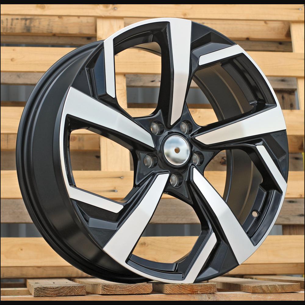 Wheel R17x7J  5X114.3  ET  40  66.1  XE173  (FBX554)  Black Polished (MB)  For NISS  (M)  (HYBRID FORGED)
