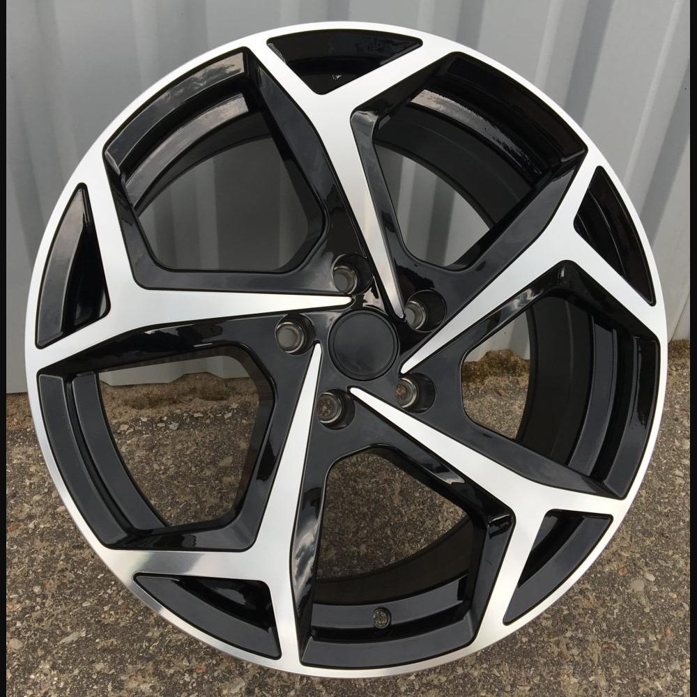 Wheel R18x8J  5X112  ET  44  57.1  XE182  (FBX284)  Black Polished (MB)  For VW  (Z6)  (HYBRID FORGED)