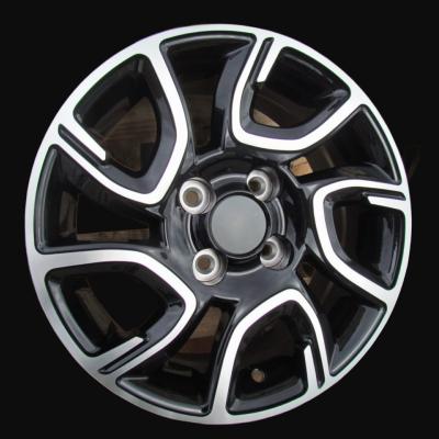 Cerchio R14x6J  4X100  ET  35  54.1  XE186  Black Polished (MB)  For KIA  (R)