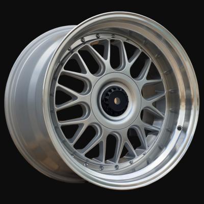 Felge R18x8.5J  5X120  ET  25  74.1  XE244  Silver+Polished Lip (SP)  For BMW  (K4+P1)  (BBS Style Front+Rear)